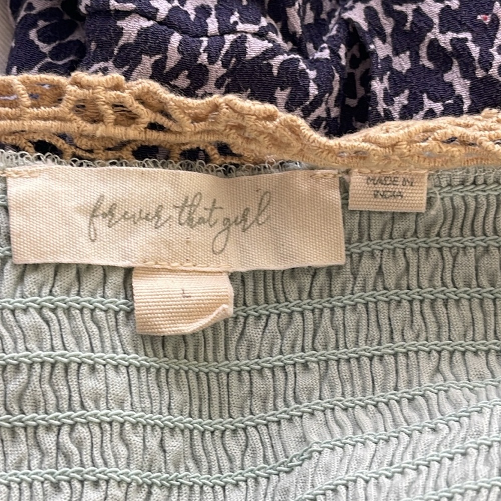 Anthropologie Forever That Girl Boho Peplum Princess Top - Picture 12 of 15